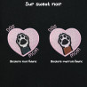 Hoodie brodé personnalisable - DOG MOM - à capuche unisexe 🐶🦴