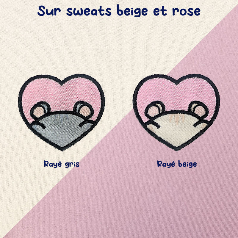 Hoodie brodé personnalisable - HAMSTER - à capuche unisexe 🐹🍎 Hoodie brodé personnalisable - HAMSTER - à capuche unisexe 🐹🍎