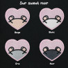 Hoodie brodé personnalisable - HAMSTER - à capuche unisexe 🐹🍎