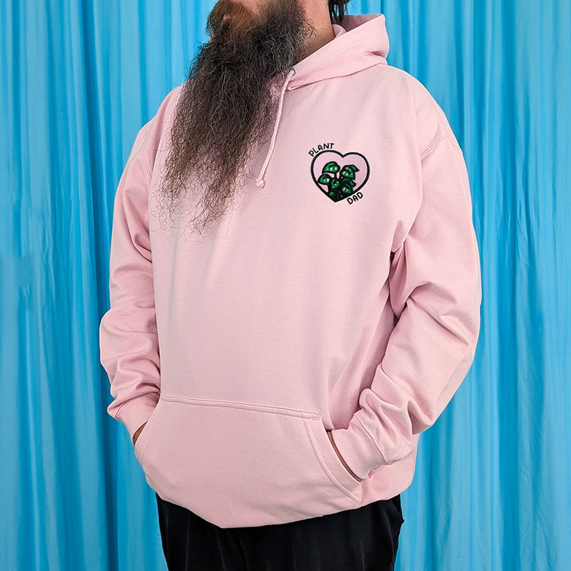 Hoodie brodé personnalisable - PLANT DAD - à capuche unisexe 🪴☀️ Hoodie brodé personnalisable - PLANT DAD - à capuche unisexe 🪴☀️