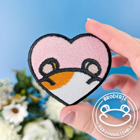 Patch brodé thermocollant personnalisable – HAMSTER 🐹🍎