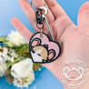 Porte-clés brodé personnalisable – RAT 🐭🧀