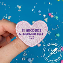 Pin's Brodé Personnalisé –...