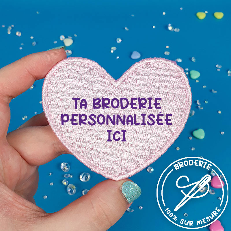 Patch Thermocollant Brodé Personnalisé – Une Touche Unique et Facile à Poser 🎨🧵