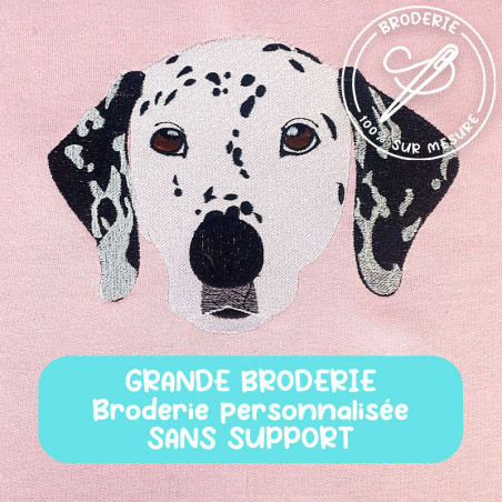Broderie Personnalisée Sans Support – Format Grande Taille pour un Impact Visuel Unique 🌈🧵
