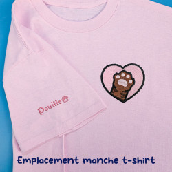 Option broderie personnalisée – Ajoute un prénom à ton t-shirt ou sweat brodé 🧵💖