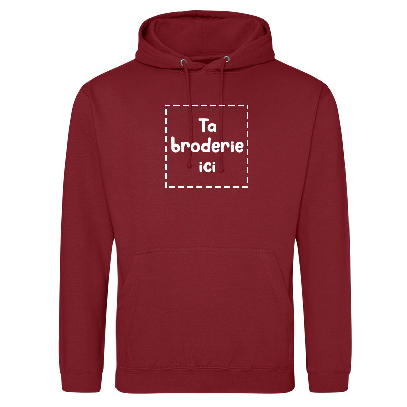 Hoodie avec grande broderie personnalisée 🌈🌟