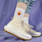 Chaussettes brodées blanches - CALCILOVE - Taille unique (39/41) 🧦✨ Chaussettes brodées blanches - CALCILOVE - Taille unique (39/41) 🧦✨