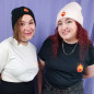 Bonnet à revers brodé - CALCILOVE - unisexe 🔥💖 Bonnet à revers brodé - CALCILOVE - unisexe 🔥💖