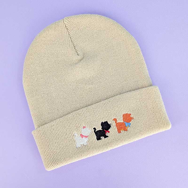 Bonnet à revers brodé - BABY CATS - unisexe 🐱❄️ Bonnet à revers brodé - BABY CATS - unisexe 🐱❄️