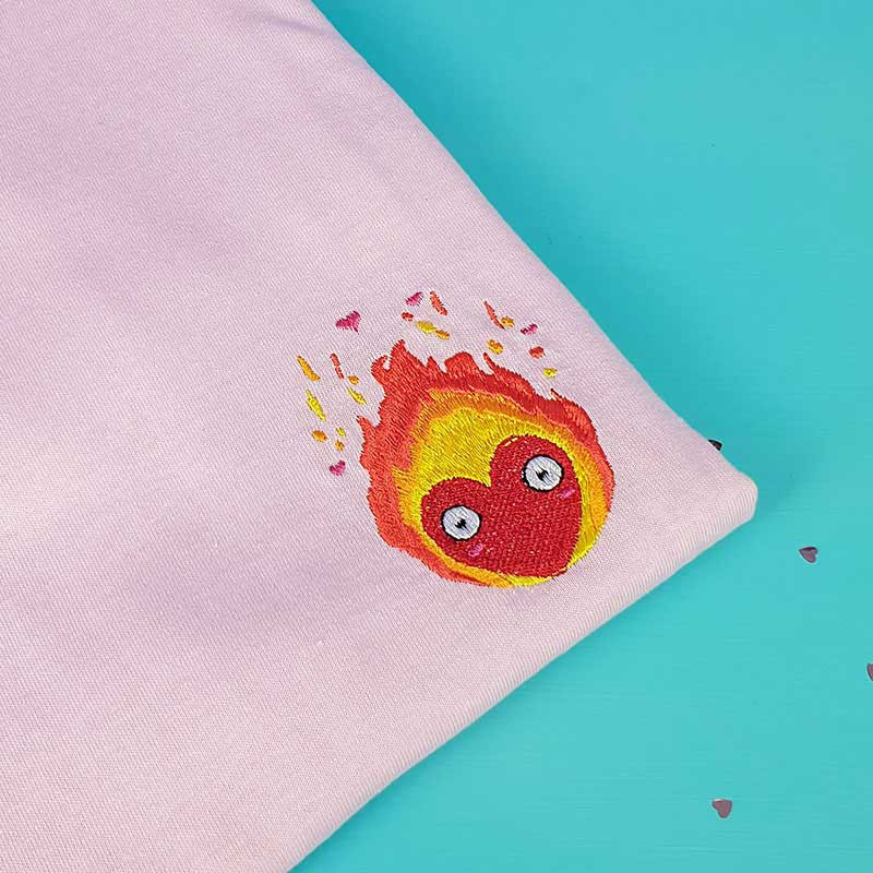 T-shirt brodé oversize - CALCILOVE - unisexe 🔥💖 T-shirt brodé oversize - CALCILOVE - unisexe 🔥💖