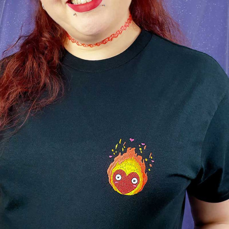 T-shirt brodé oversize - CALCILOVE - unisexe 🔥💖