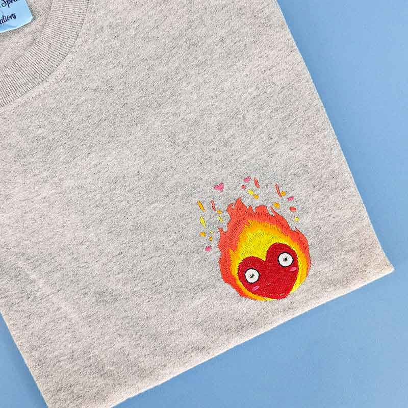 T-shirt brodé oversize - CALCILOVE - unisexe 🔥💖 T-shirt brodé oversize - CALCILOVE - unisexe 🔥💖