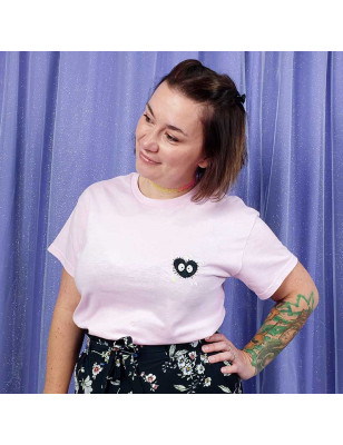 T-shirt brodé oversize - CŒUR DE SUIE - unisexe 🖤🌟