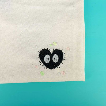 T-shirt brodé oversize - CŒUR DE SUIE - unisexe 🖤🌟