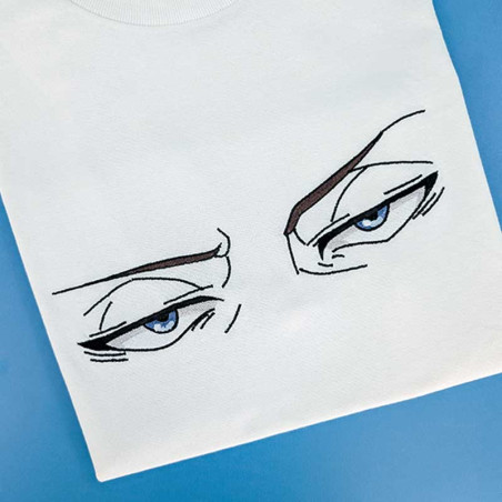 T-shirt brodé oversize - LIVAÏ - unisexe ⚔️👀