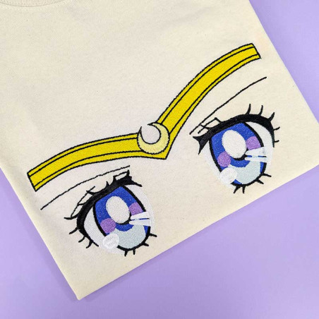 T-shirt brodé oversize - SAILOR MOON - unisexe 🌙👀