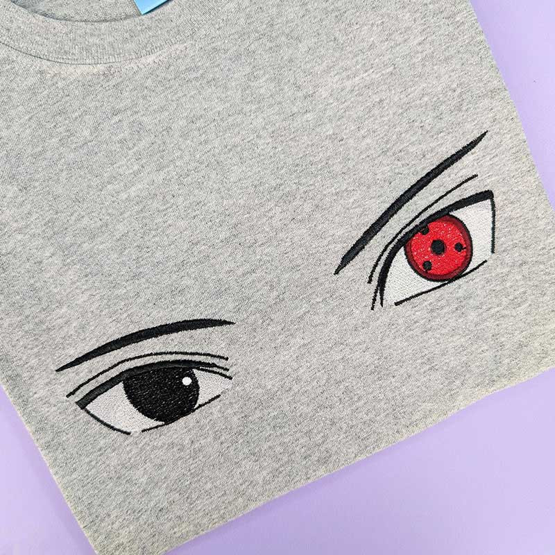 T-shirt brodé oversize - SASUKE - unisexe ⚡👀 T-shirt brodé oversize - SASUKE - unisexe ⚡👀