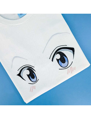 T-shirt brodé oversize - KILLUA - unisexe ⚡👀