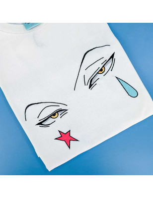 T-shirt brodé oversize - HISOKA - unisexe 🎭👀
