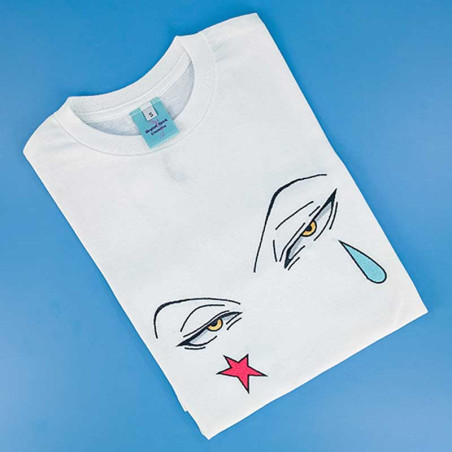 T-shirt brodé oversize - HISOKA - unisexe 🎭👀