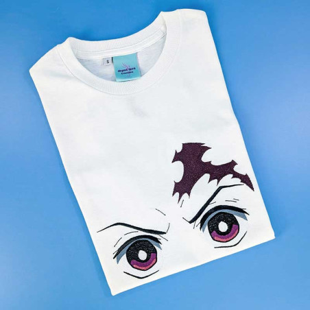 T-shirt brodé oversize - TANJIRO - unisexe 🌊👀