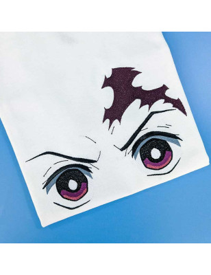 T-shirt brodé oversize - TANJIRO - unisexe 🌊👀