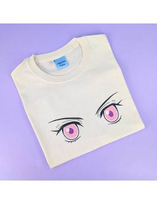 T-shirt brodé oversize - NEZUKO - unisexe 🌸👀