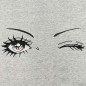 T-shirt brodé oversize - NANA OSAKI - unisexe 🖤👀 T-shirt brodé oversize - NANA OSAKI - unisexe 🖤👀