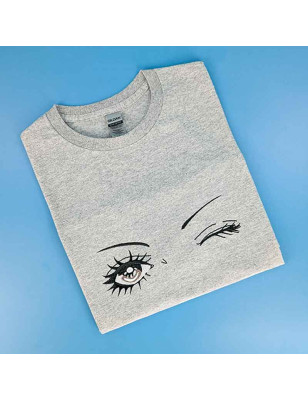 T-shirt brodé oversize - NANA OSAKI - unisexe 🖤👀