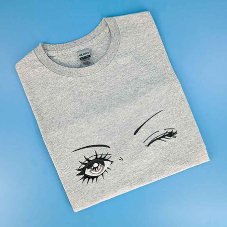 T-shirt brodé oversize - NANA OSAKI - unisexe 🖤👀