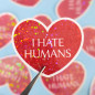 Sticker pailleté – I hate humans – 100% fait main 💜✨ Sticker pailleté – I hate humans – 100% fait main 💜✨