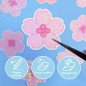 Sticker pailleté – Sakura – 100% fait main 🌸✨